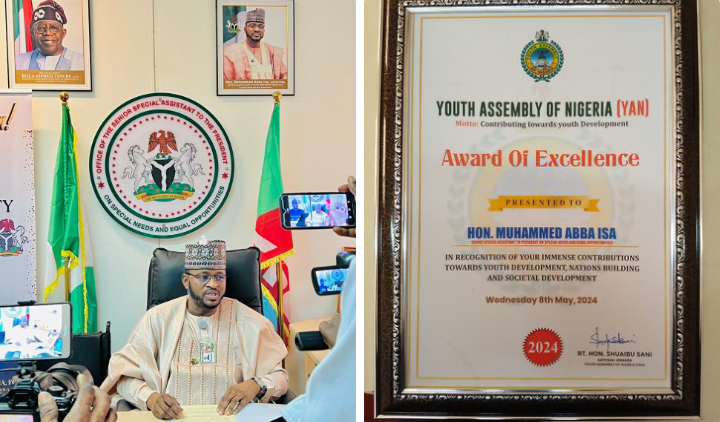 SSAP Abba Isa Bags Nigerian Youth Assembly Excellence Award